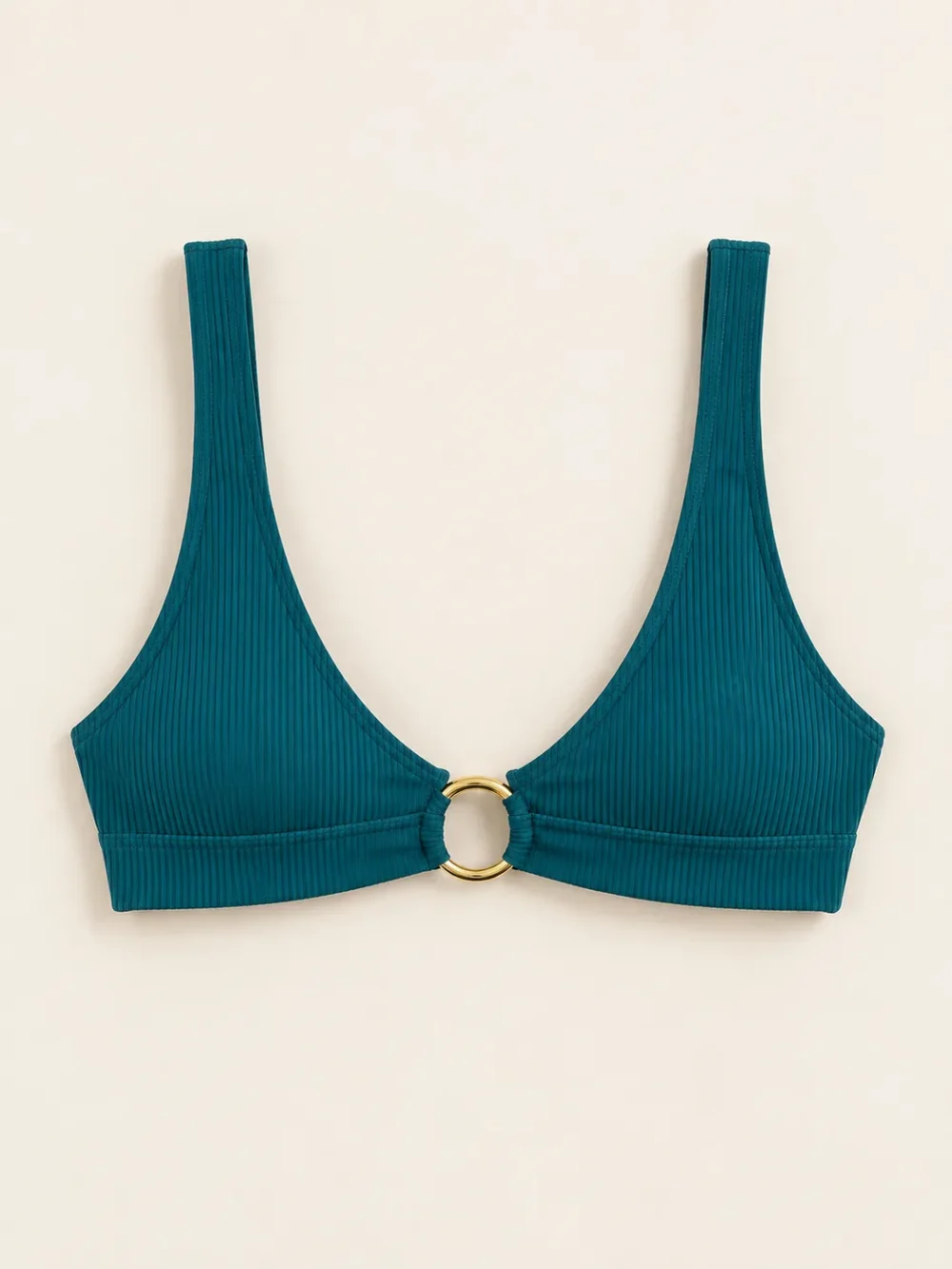Corona Longline Top, laid flat, front view