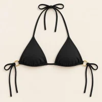 Nova Tie Triangle Top, laid flat, front view