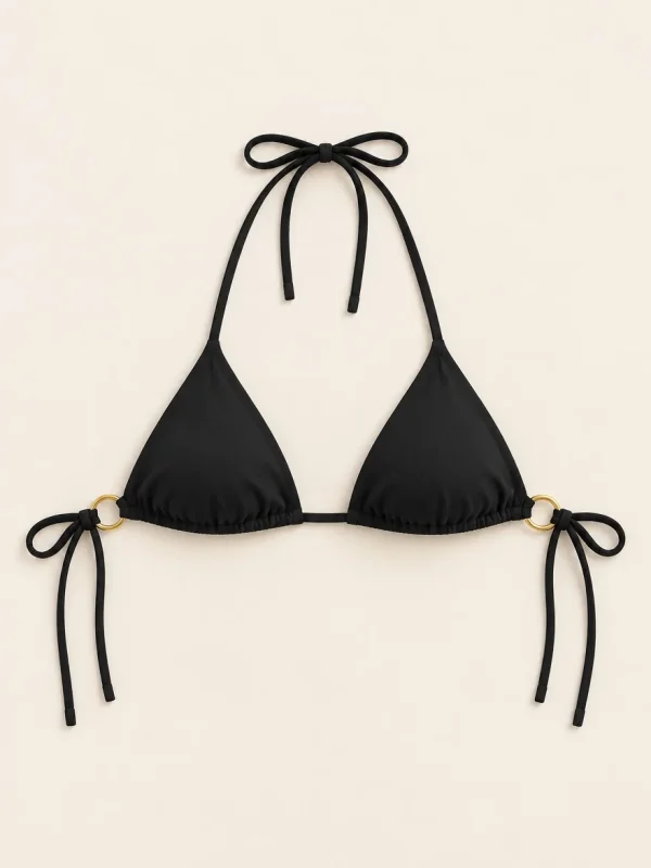Nova Tie Triangle Top, laid flat, front view