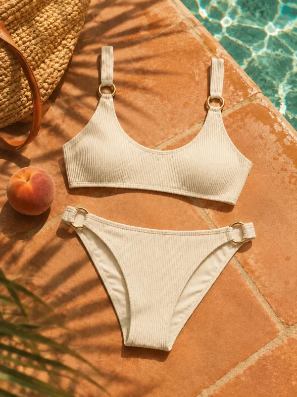 Perigee Hipster Bottom, worn on the beach