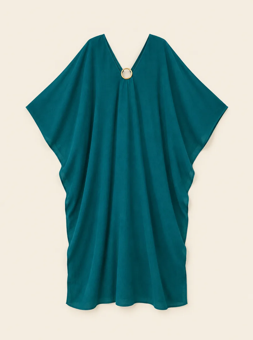 Ring Kaftan, laid flat, front view