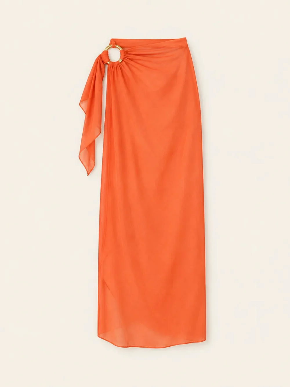 Ring-tie Long Sarong, back view