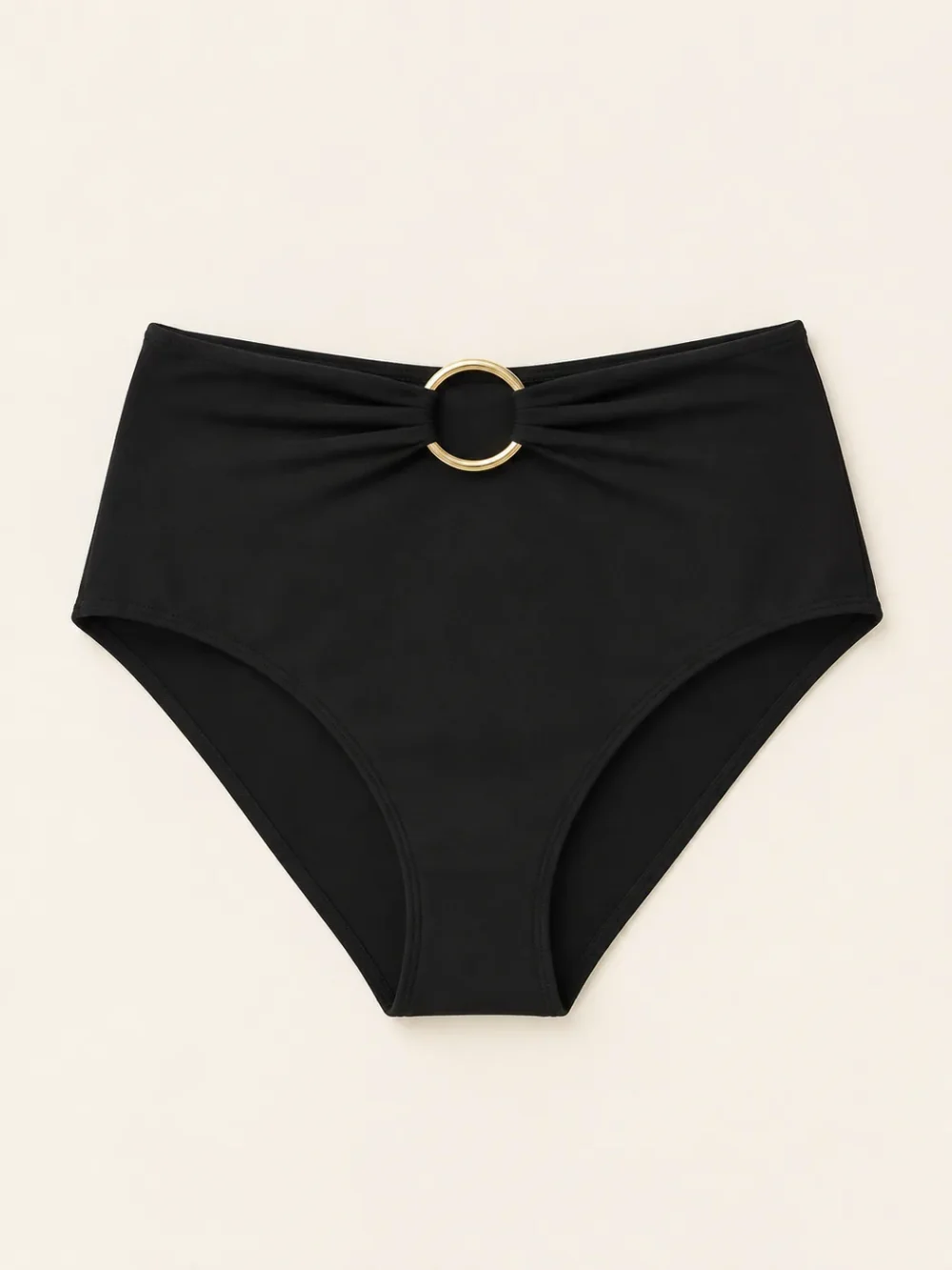 Saturn High-waist Bottom, laid flat, front view
