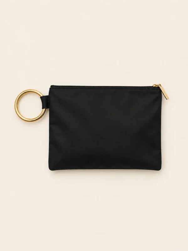 Ring-handle Swim Pouch, laid flat, front view